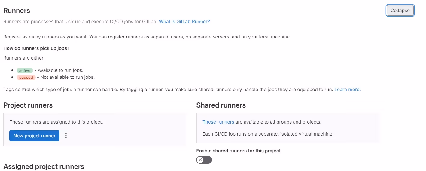 Steps for Setting up your GitLab Runner for Unity