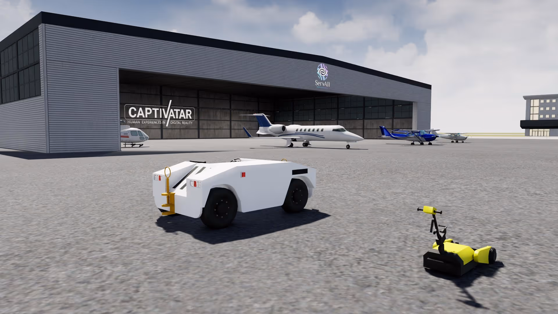 Aircraft Towing Simulator