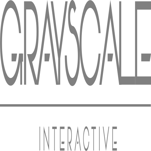 Grayscale Interactive Logo