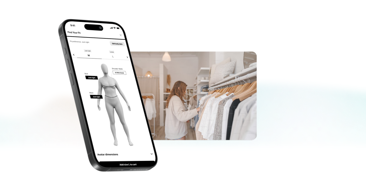 Body2Fit | お客様が適切なフィット感をすばやく見つけられるよう