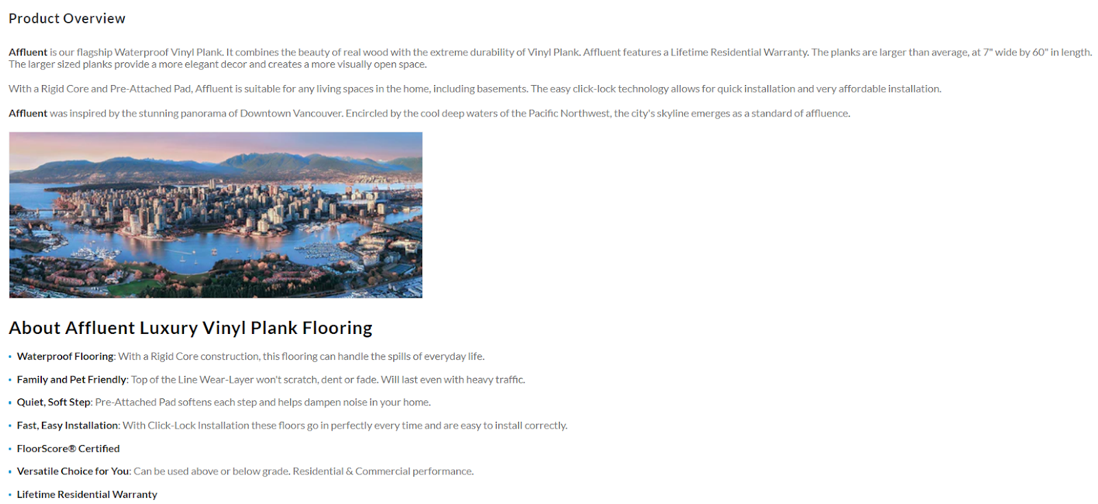 a product overview of a from the detail page from curveball plastics