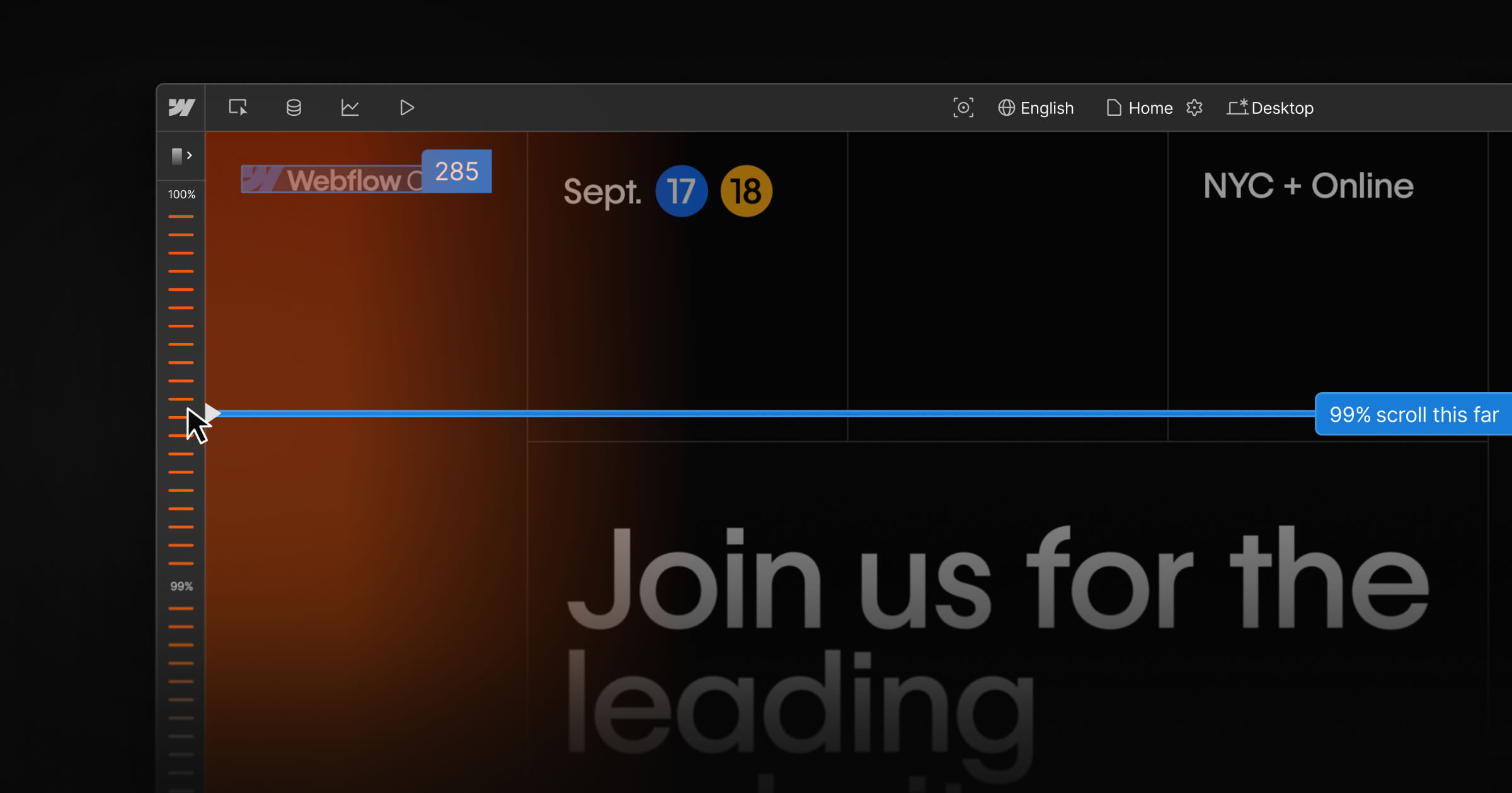 Webflow Analyze: Visual Analytics at Your Fingertips in Webflow