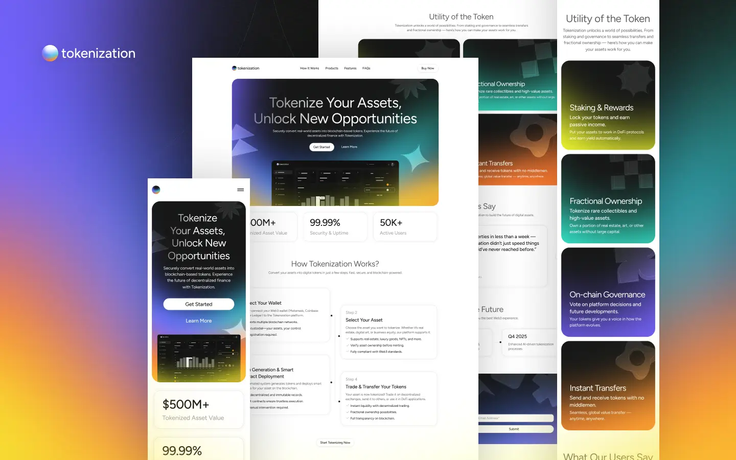 Introducing Tokenization: The Ultimate Webflow Template for Crypto Startups & DeFi Projects