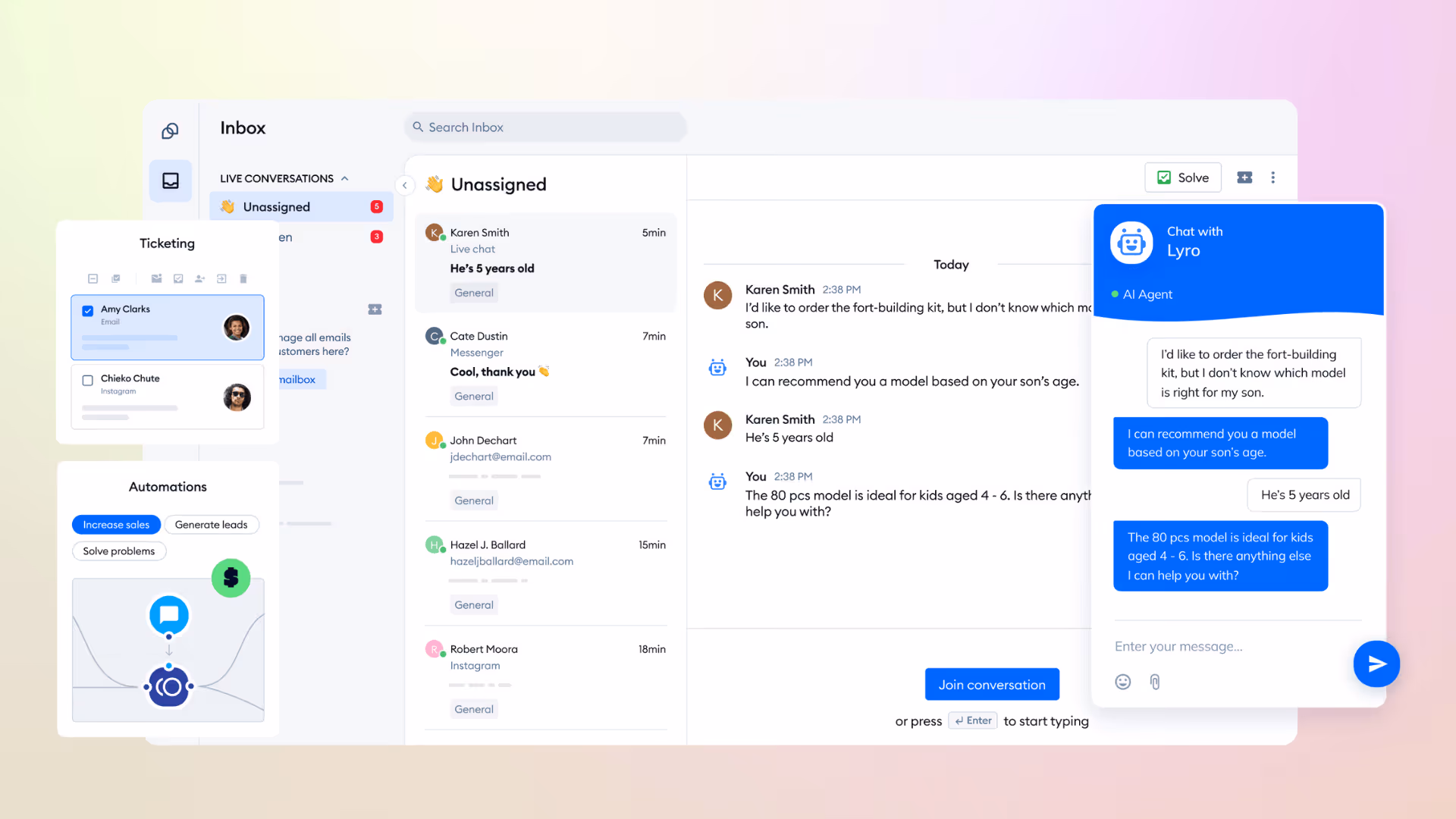 Tidio: AI Chatbots & Live Chat to Boost Engagement and Conversions