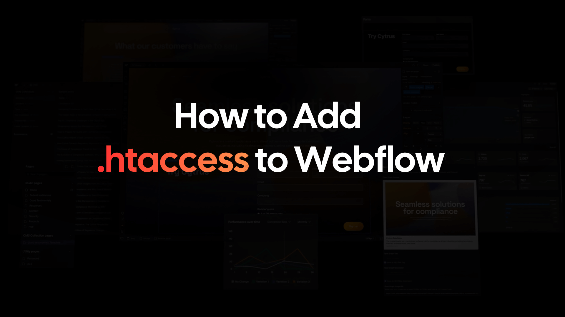 How to Add .htaccess to Webflow (And What to Do Instead)