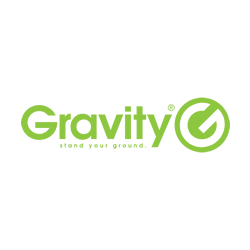 Green Gravity logo with a checkmark inside a circle and the slogan 'read your sprint.' below the company name.