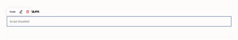 Embed Instagram feeds on Squarespace: Script disabled