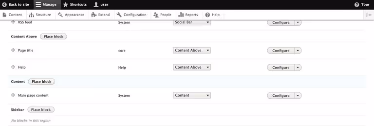 Embed Instagram feeds on Drupal: Place block