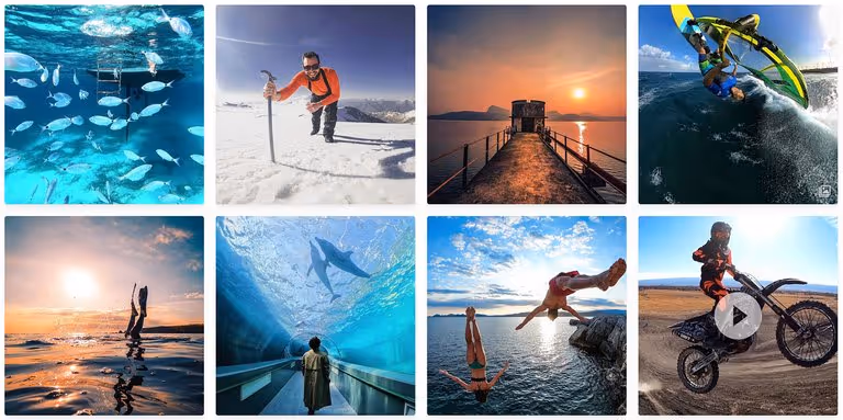Example of an Instagram feed widget