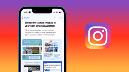 Image of How to embed an Instagram feed In an Email