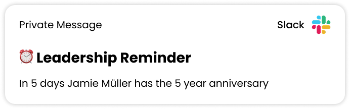 Slack Message