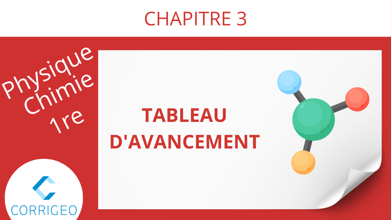 1re-Tableau d'avancement