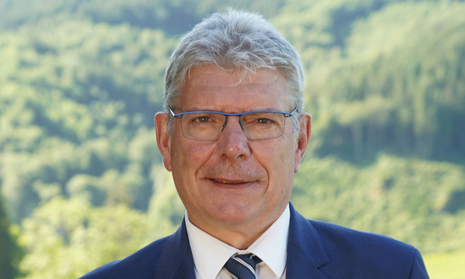 Portrait de Bruno Faure, président du Conseil Départemental du Cantal 