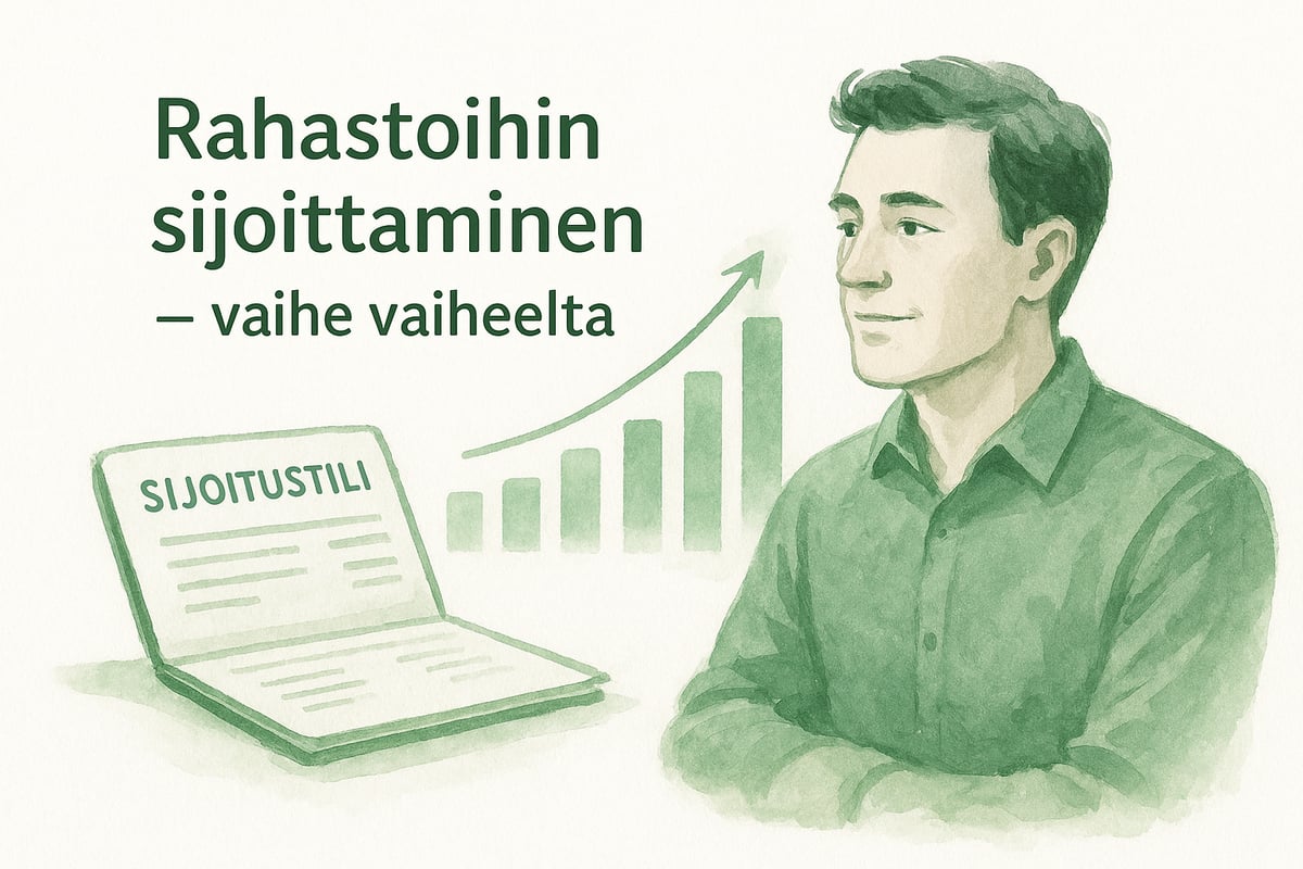 Sijoittamisen aloittaminen rahastoihin – vaihe vaiheelta