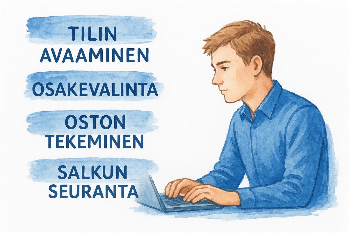 Käytännön askeleet: Näin sijoitat osakkeisiin vuonna 2026