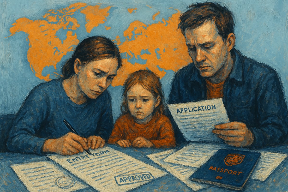 Viranomaisasiat ja oleskeluluvat kohdemaassa