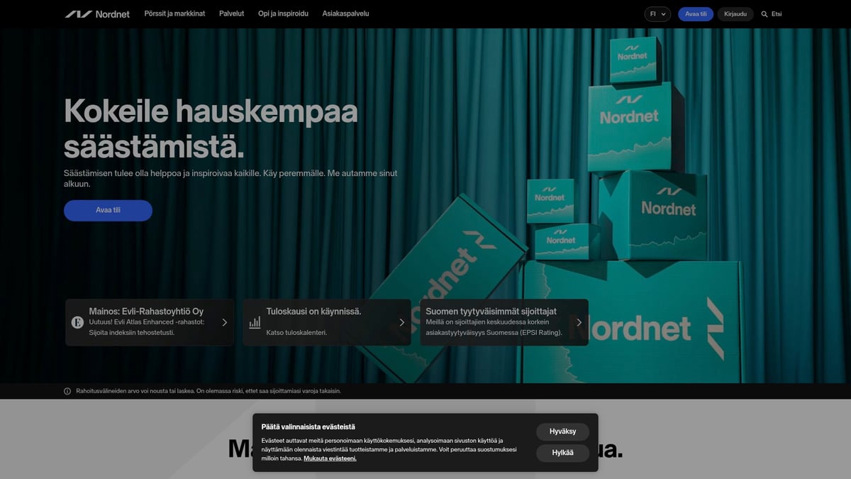 7 Parasta Vaihtoehtoa: Paras Sijoitusalusta 2026 - Nordnet