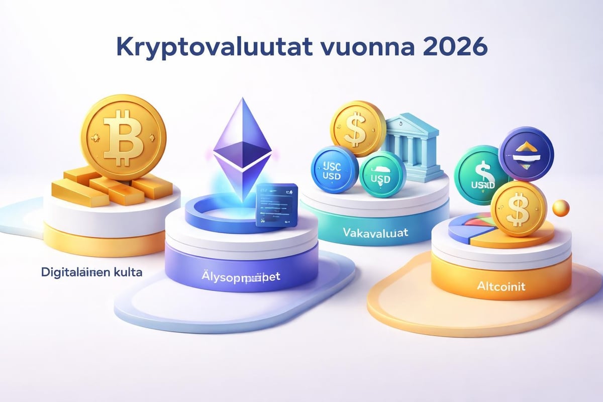 Kryptovaluuttojen moninaisuus