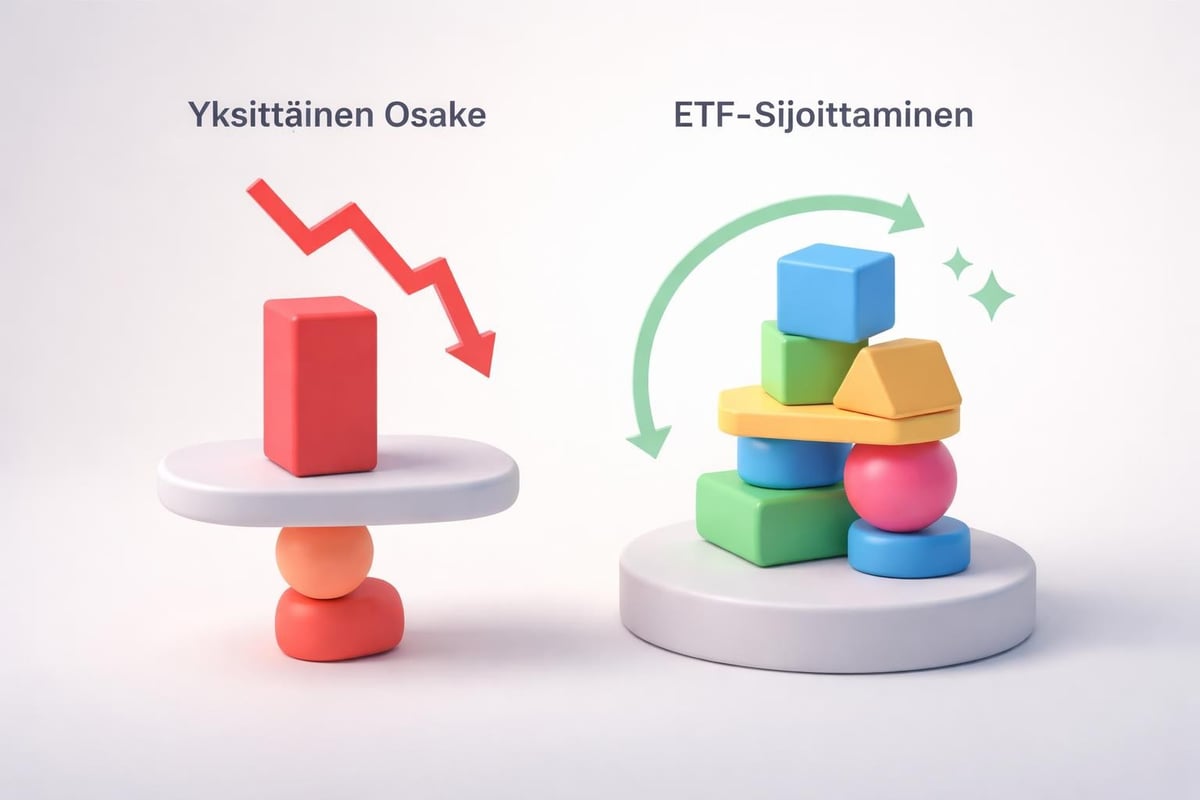 ETF vs. yksittäiset osakkeet