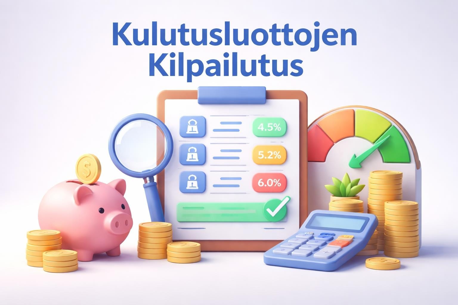 Kilpailuta kulutusluotot ja säästä rahaa - Näin teet