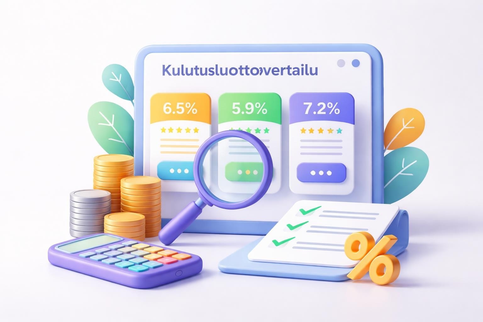 Kulutusluoton kilpailutus netissä 2026: näin säästät