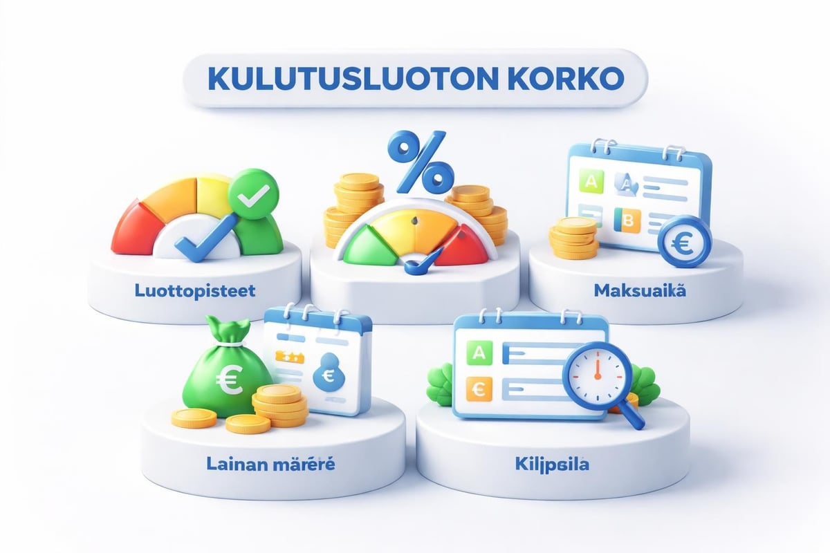 Lainan korkotekijät