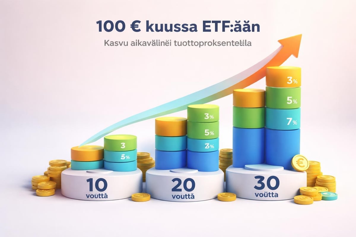 Pitkän aikavälin kasvu ETF-säästämisessä