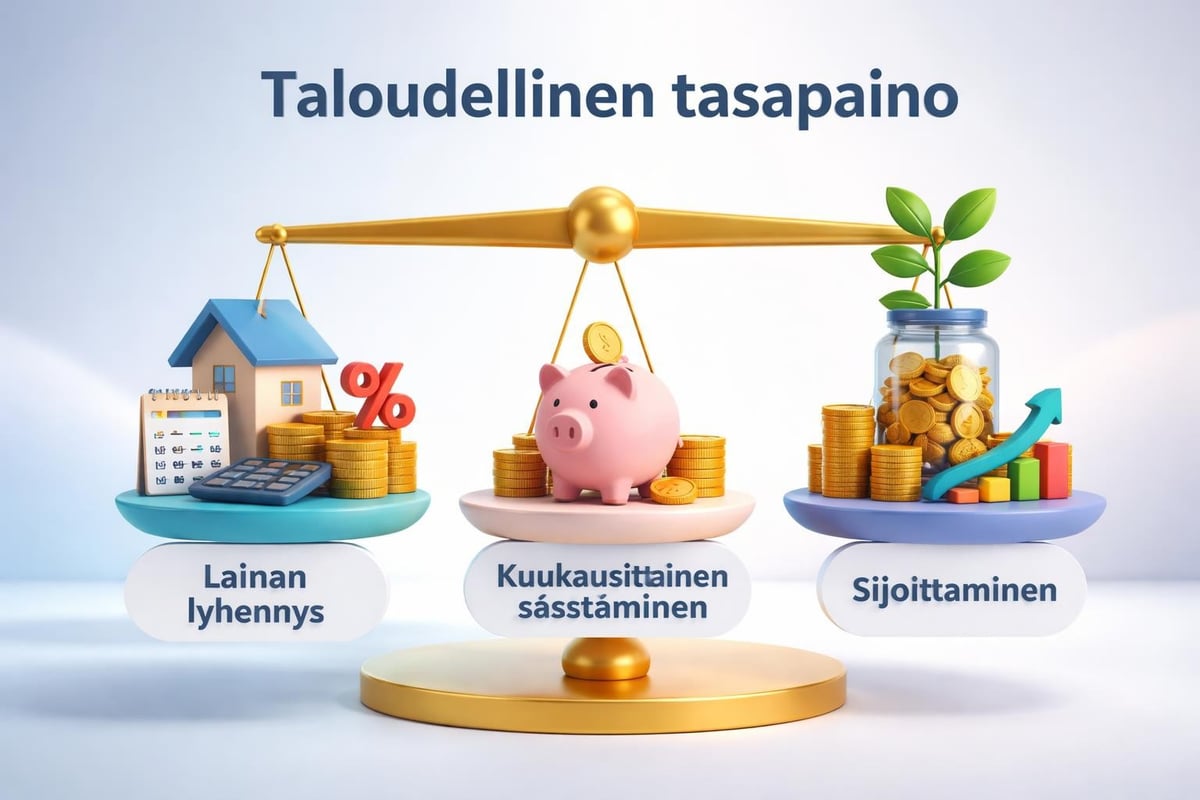 Lainan ja säästämisen balansointi