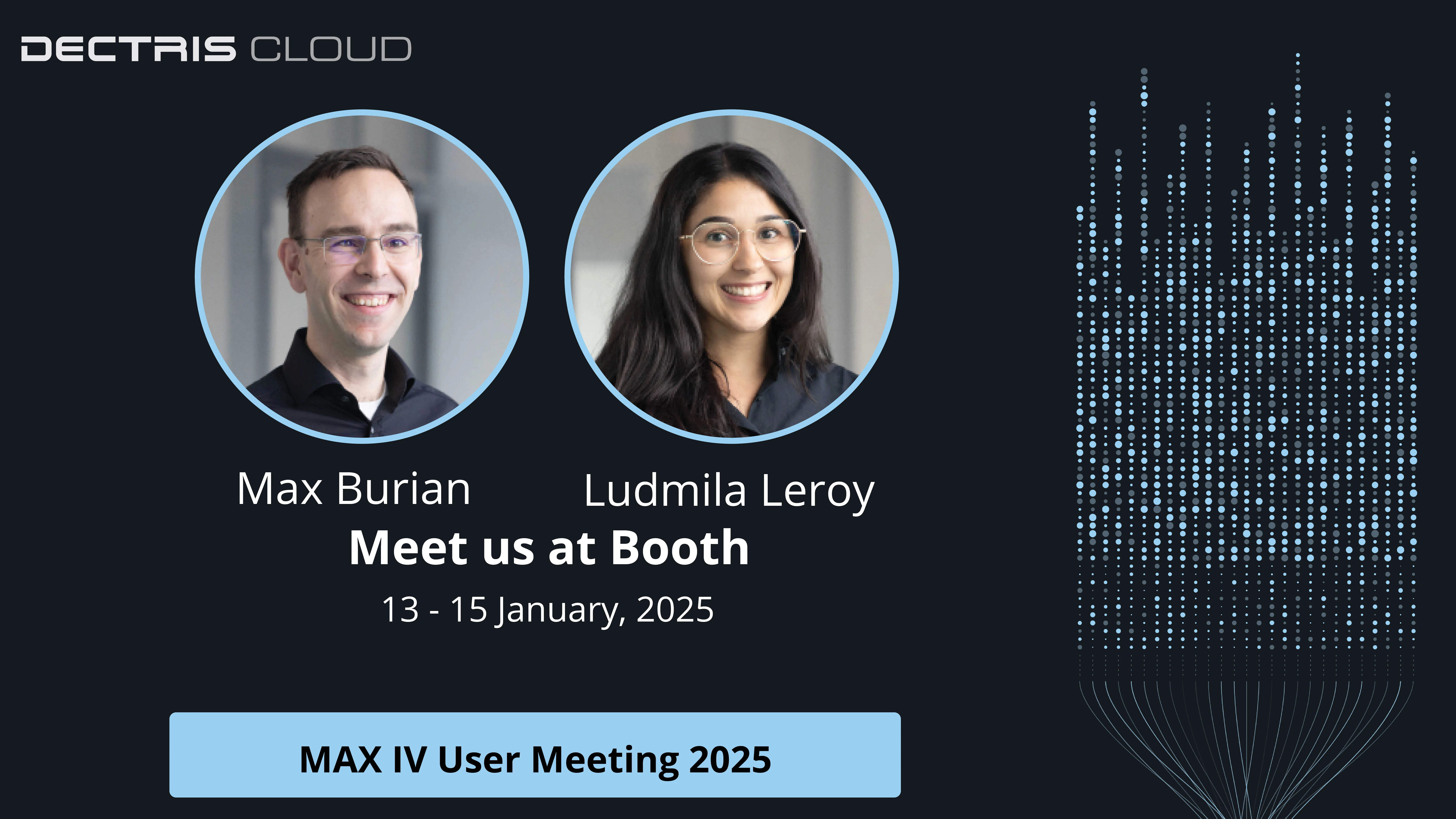 Meet Us at MAX IV User Meeting