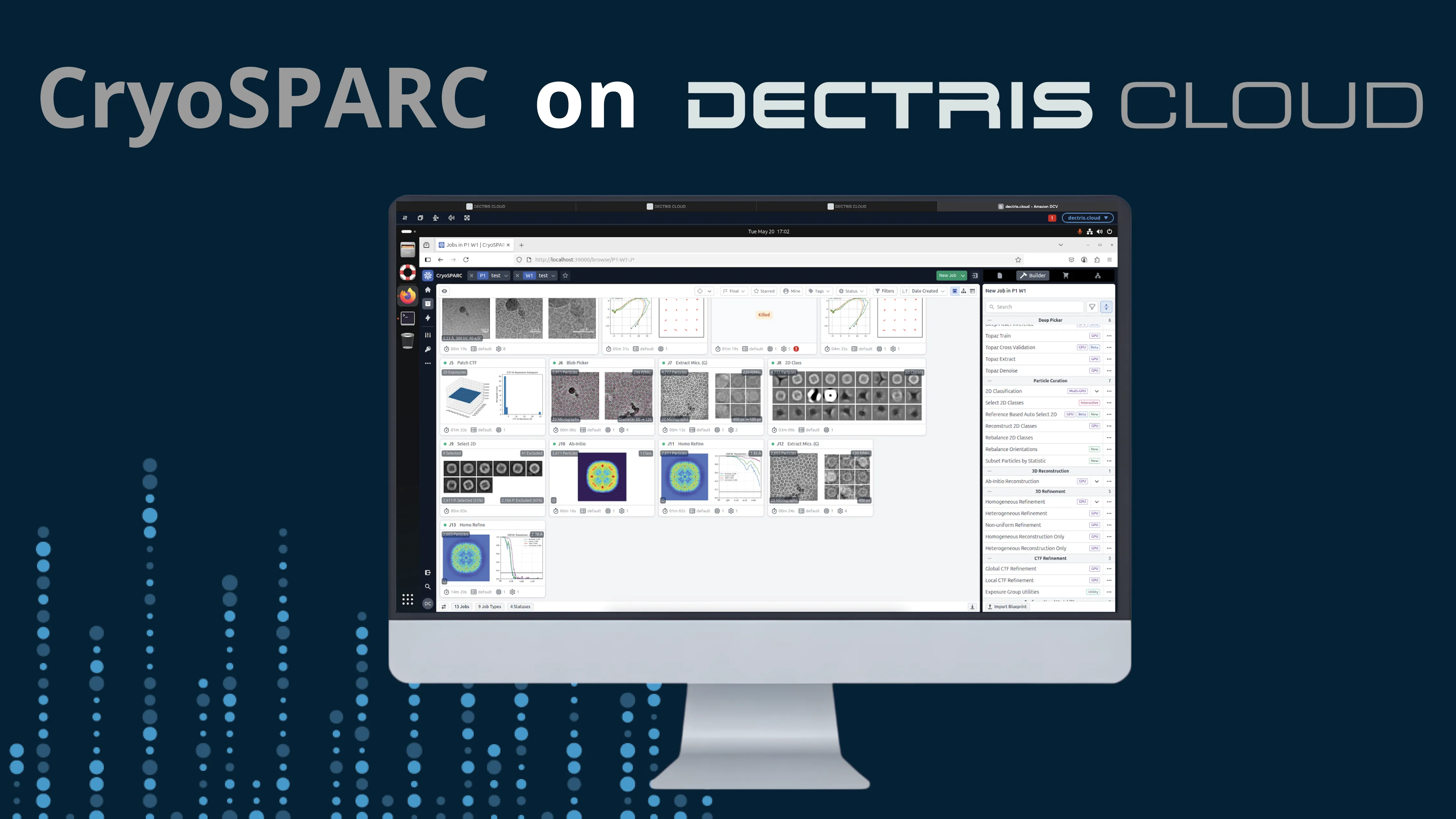 New at DECTRIS CLOUD: CryoEM data processing with CryoSPARC