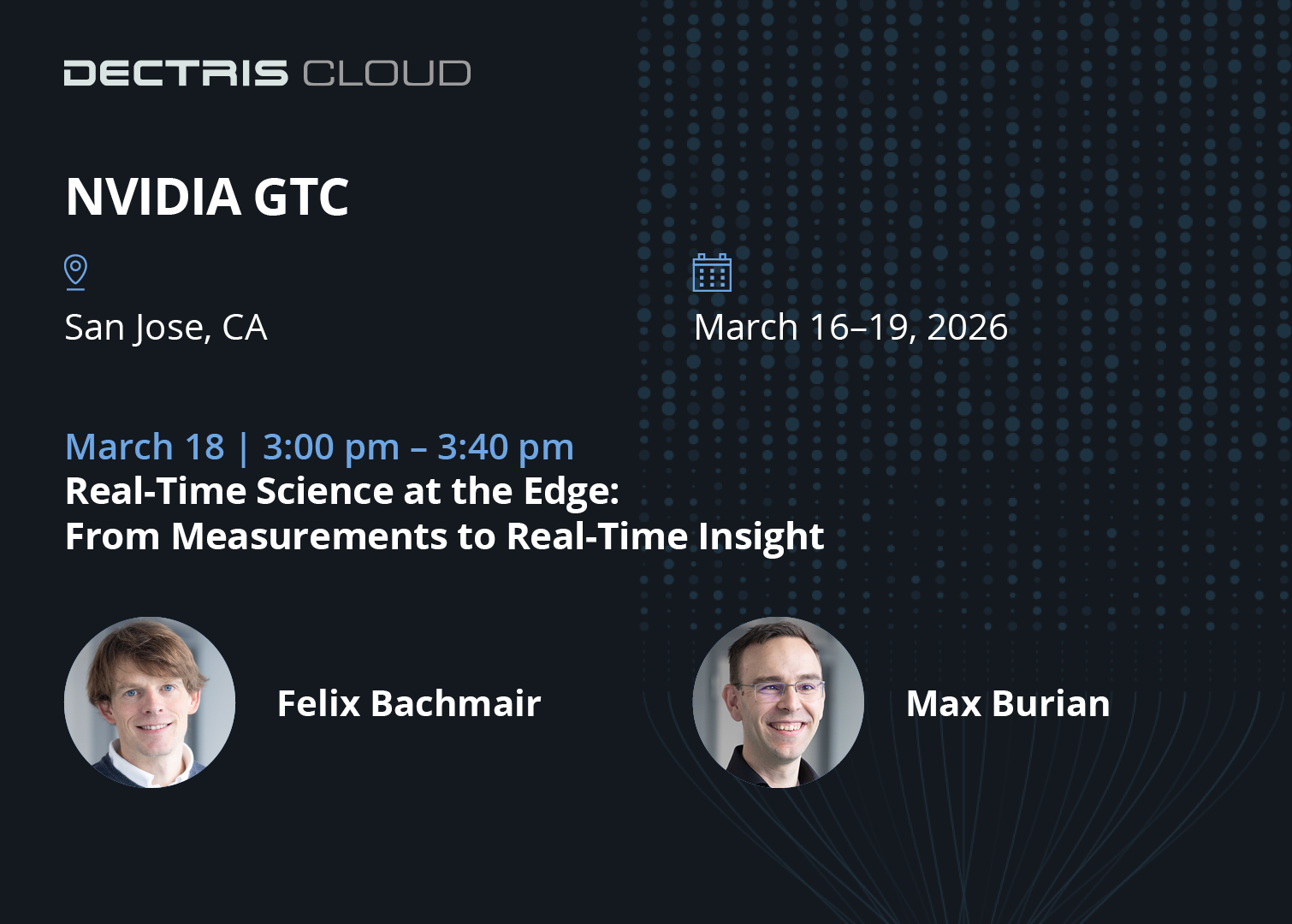 Join us at NVIDIA GTC Conference