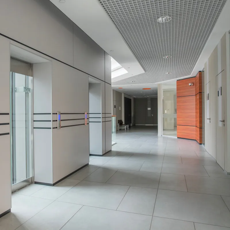 Crane on construction site