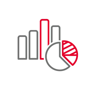 Charts and graphs symbol