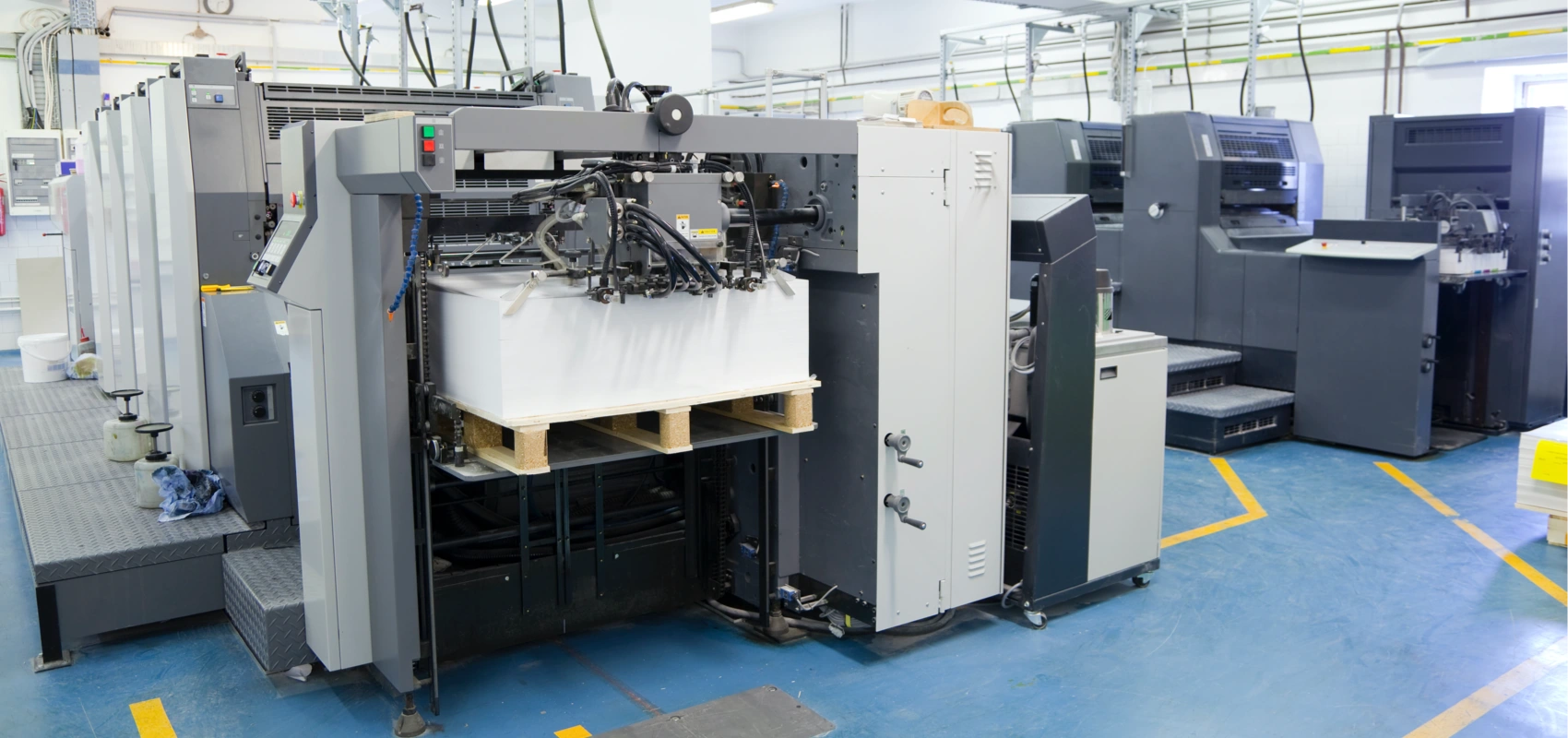 Equipment at a commercial business