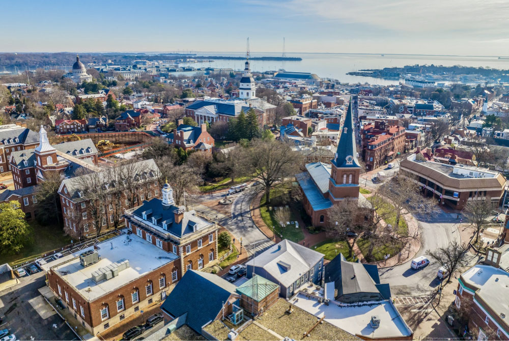 Overview of Annapolis Maryland