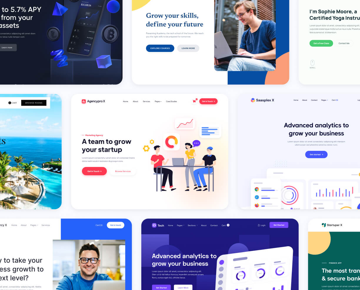 Bnkify X - More Webflow Templates - Bank and Fintech Webflow Template
