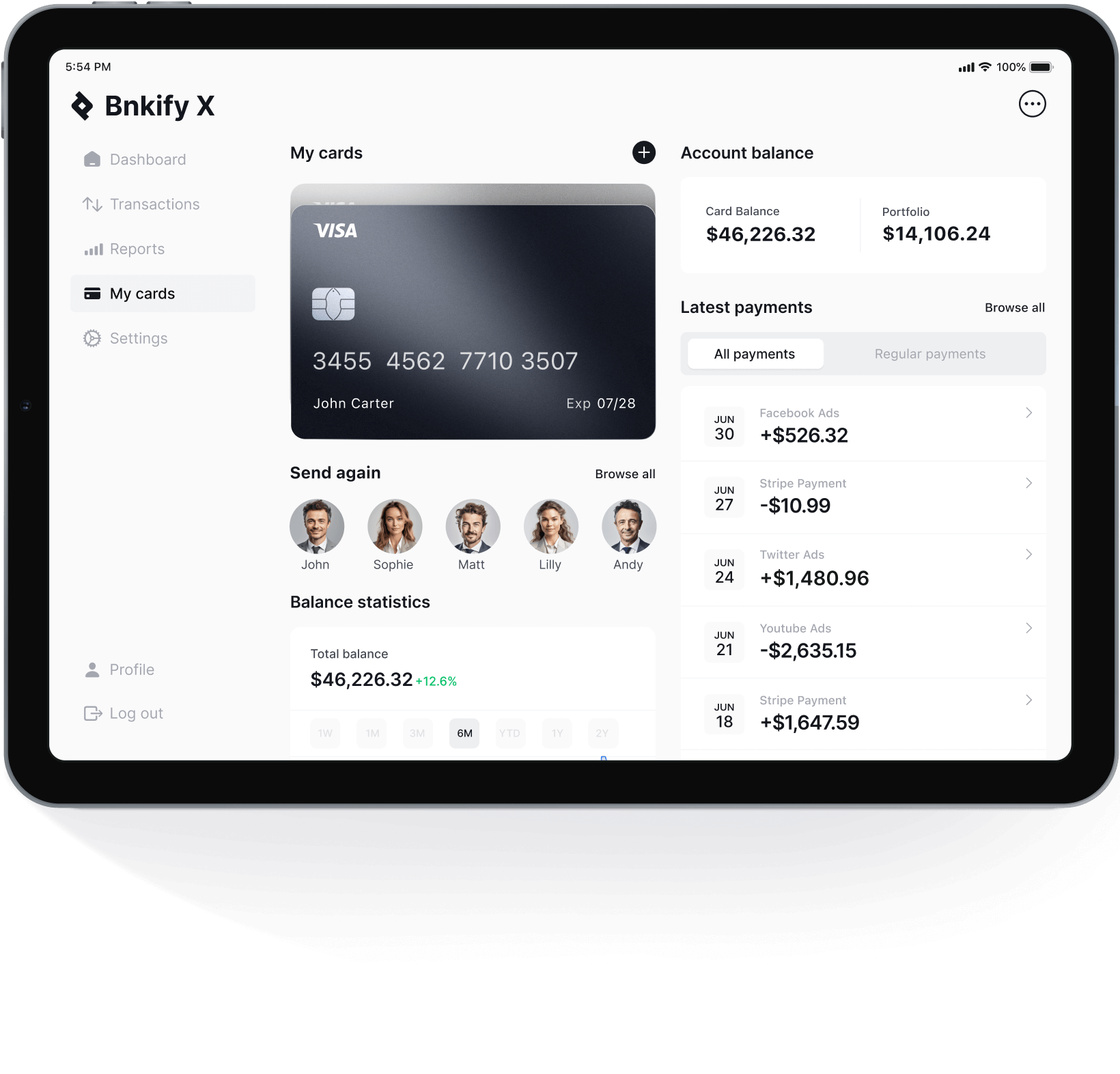 Open Your Account Image - Bnkify X Webflow Template