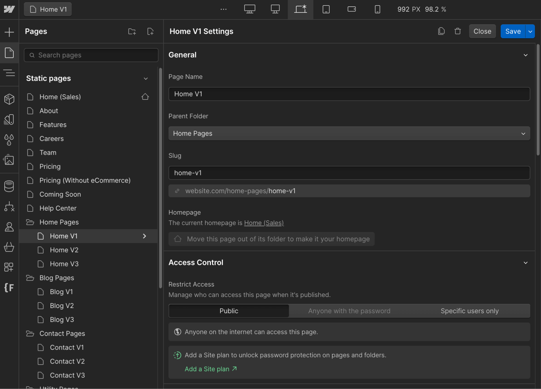 SEO - Bnkify X Webflow Template