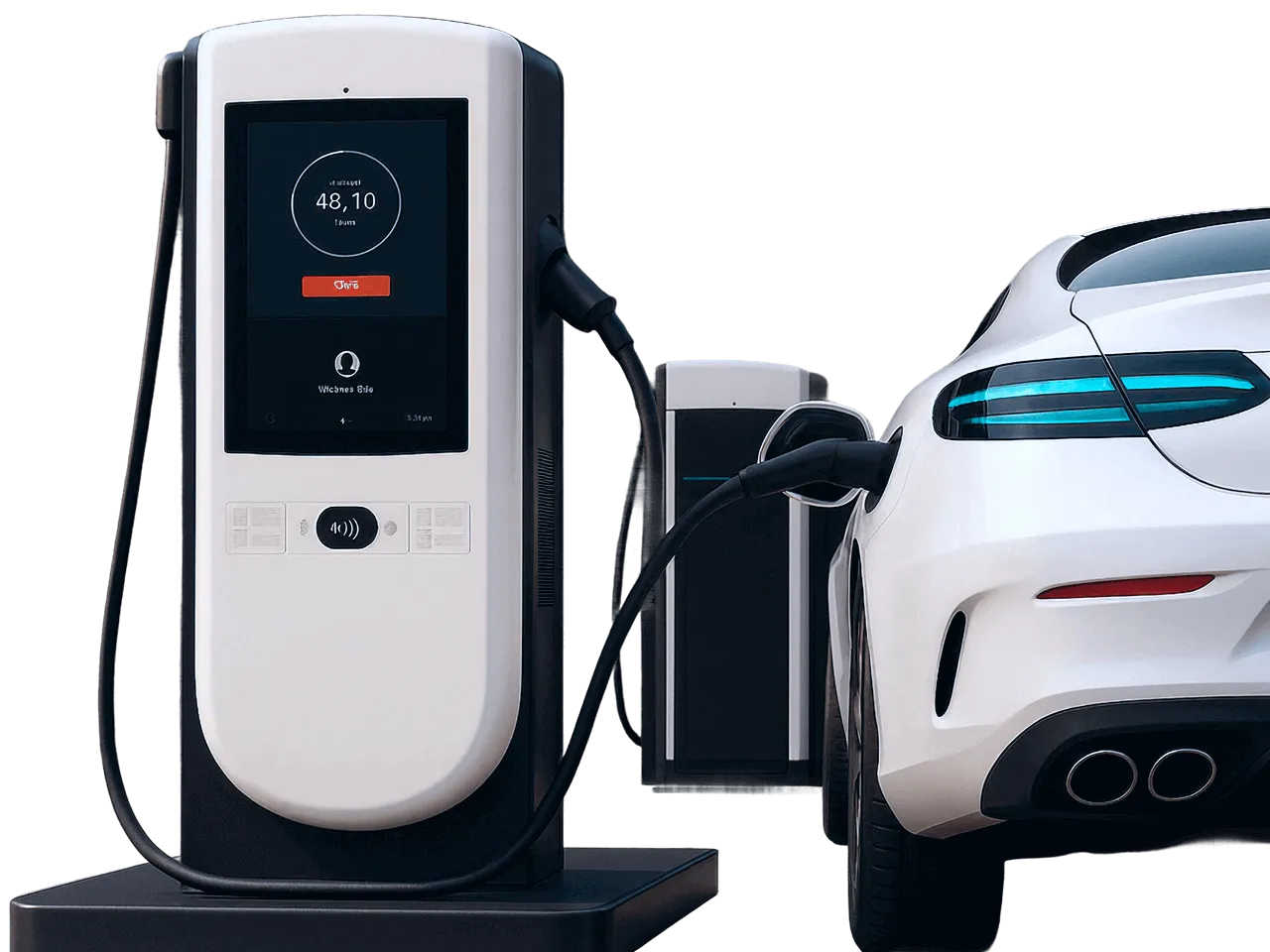 EV is charging using Electric Era Charging station