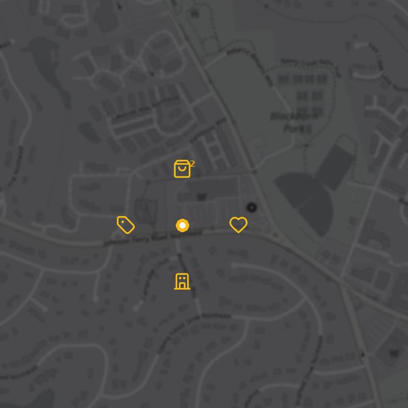 Map of Publix at Cambridge Square station in Atlanta, GA