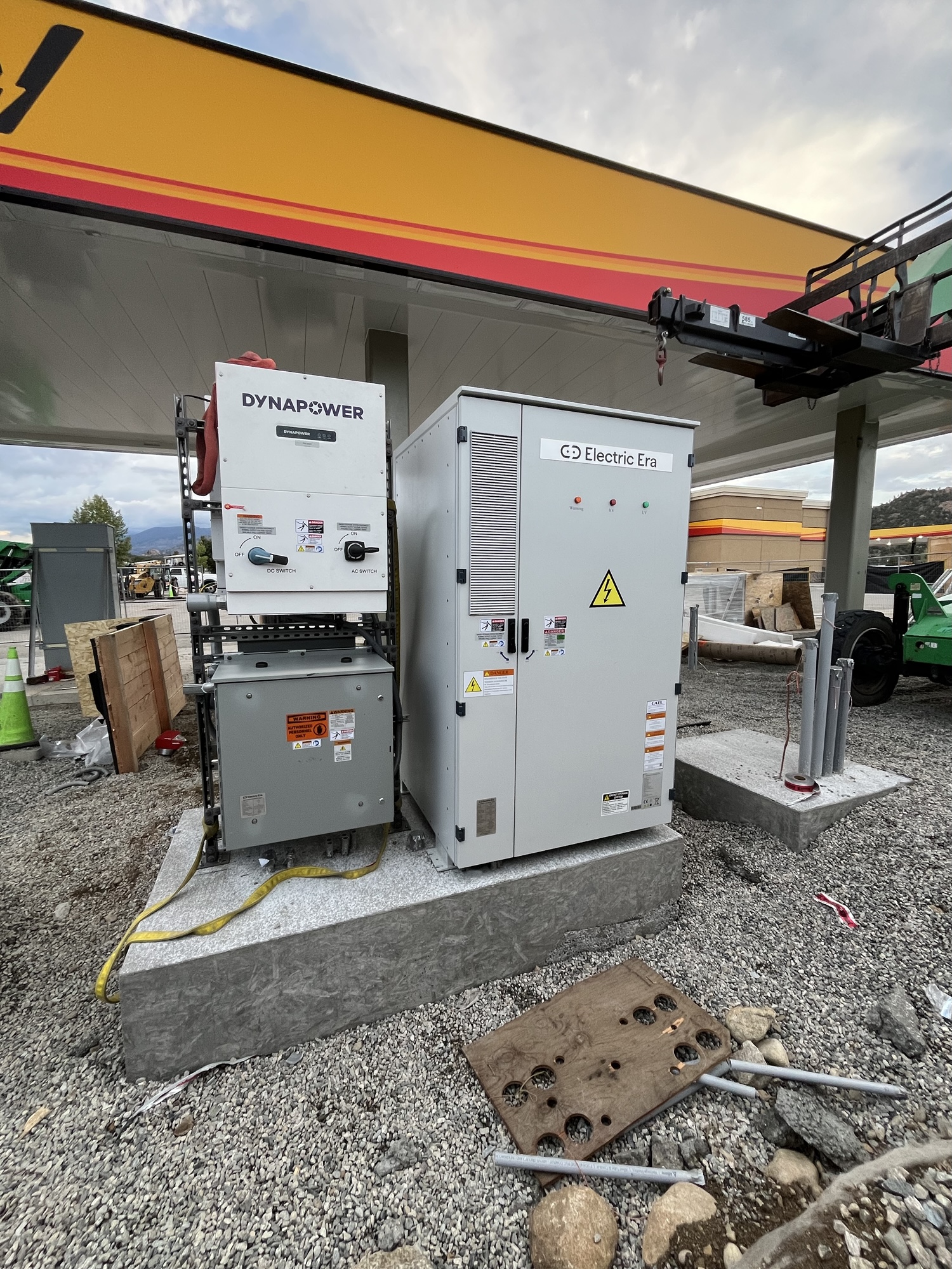 Dynapower and Electric Era battery switchgear equipment installed on site