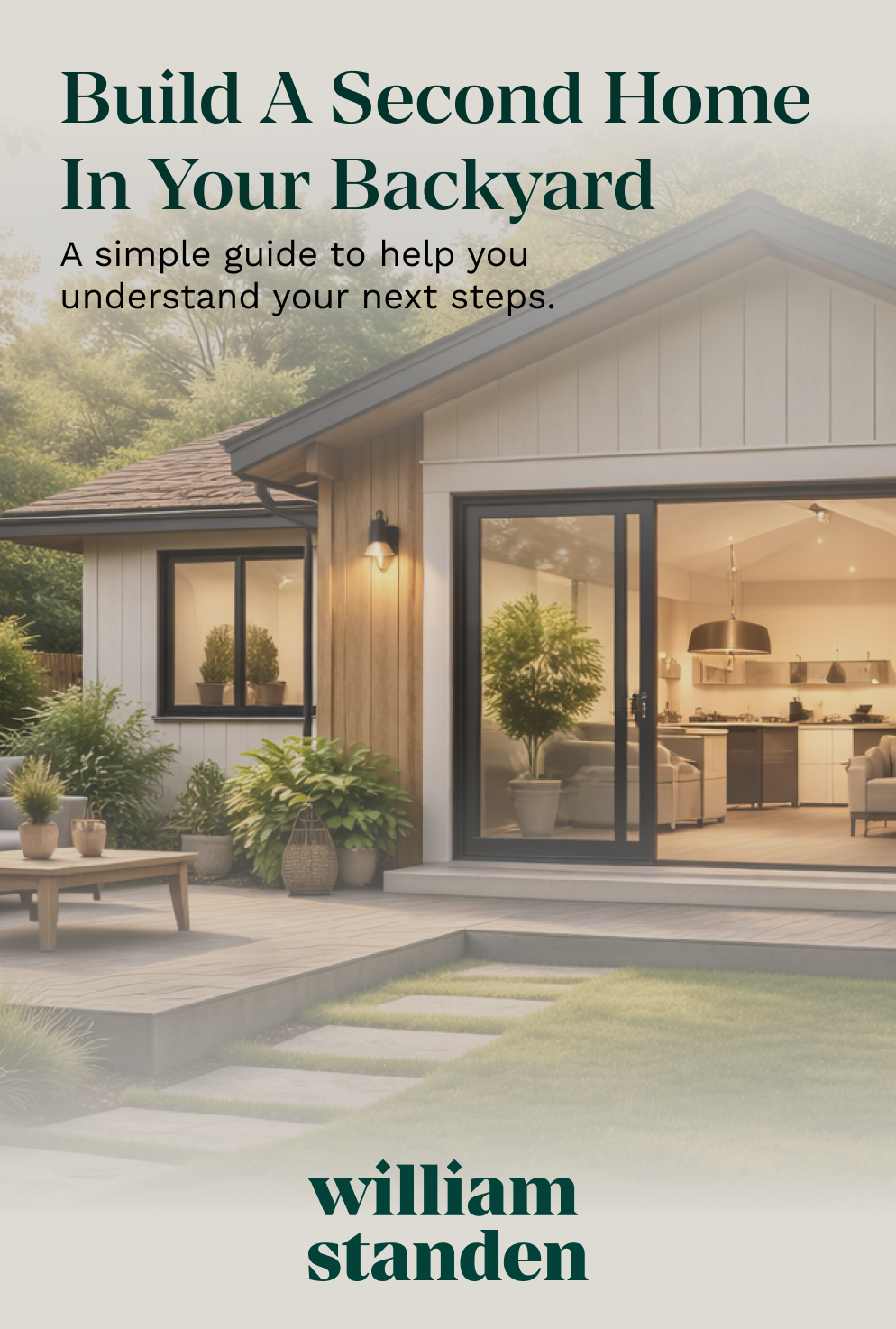 A house with a portion of the home being rebuilt.