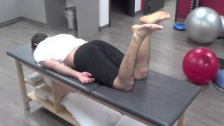 Physio démontrant réflexe sylverthorpe