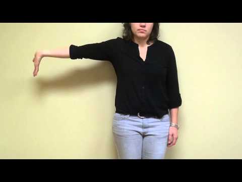 Exercice ULNT 1 en tensionner - démonstration physiothérapie neurodynamique