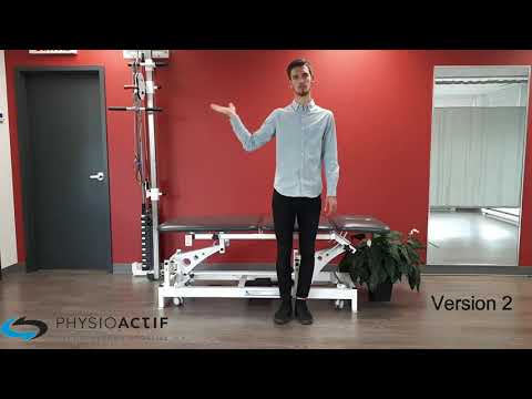 Exercice ULNT 1 - 2.0 - démonstration physiothérapie neurodynamique