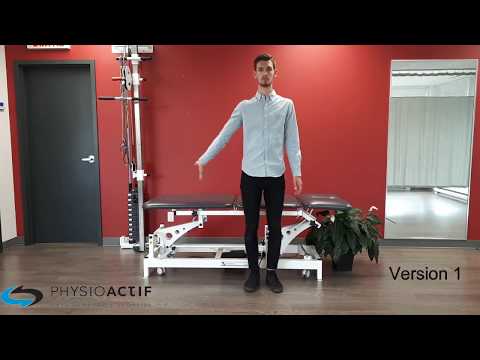 Exercice ULNT 2M - 2.0 - démonstration physiothérapie neurodynamique