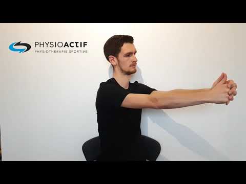 Exercice Inhibition du RVO - réflexe vestibulo-oculaire - démonstration physiothérapie
