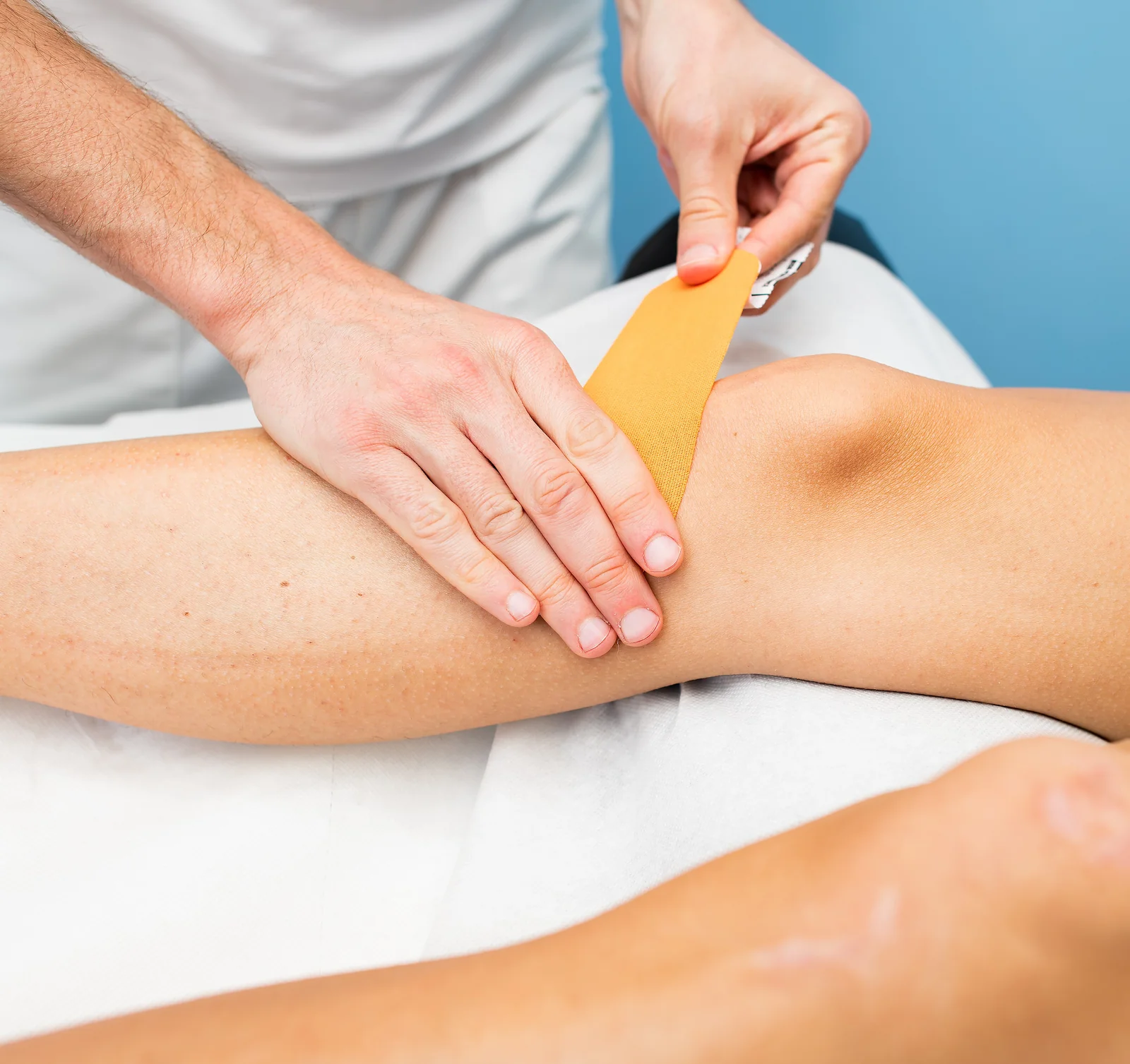 Illustration accompagnant l'article « Taping » sur le site de Physioactif