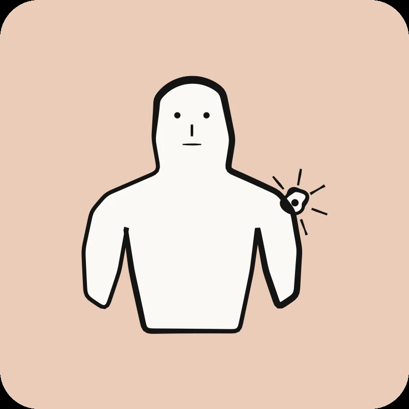 Illustration d'une douleur vive à l'épaule, guide bursite à l'épaule : traitement et guérison en physio, Physioactif