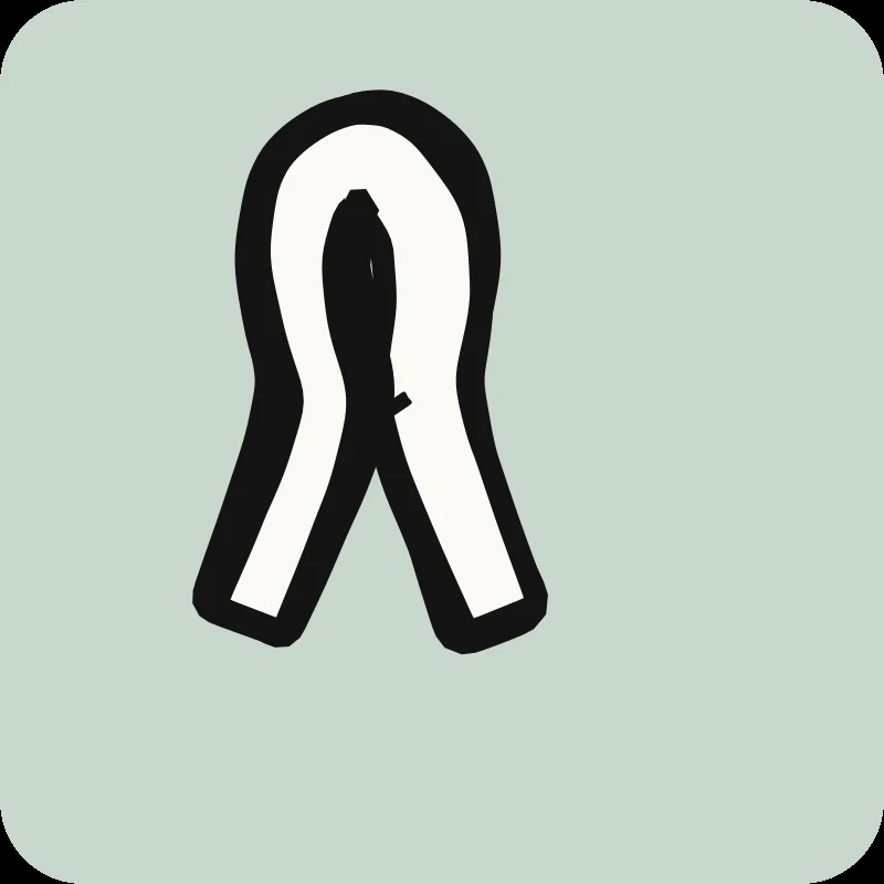 Ruban de sensibilisation au cancer, illustration sur fond vert, guide douleur reliée au cancer en physiothérapie Physioactif